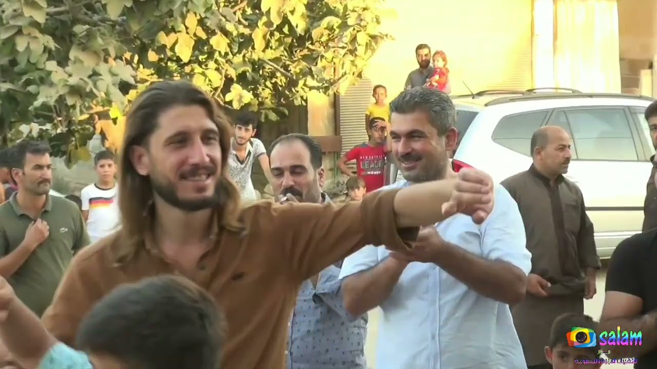 زفة وعراضة العريس بلال احمد امين افراح اهالي تل الكرامة