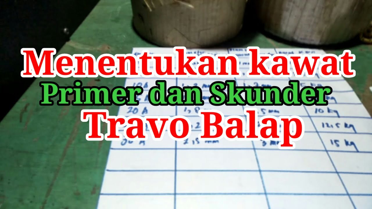 cara menentukan besarnya kawat email primer dan skunder pada travo toroid/donat  balap#