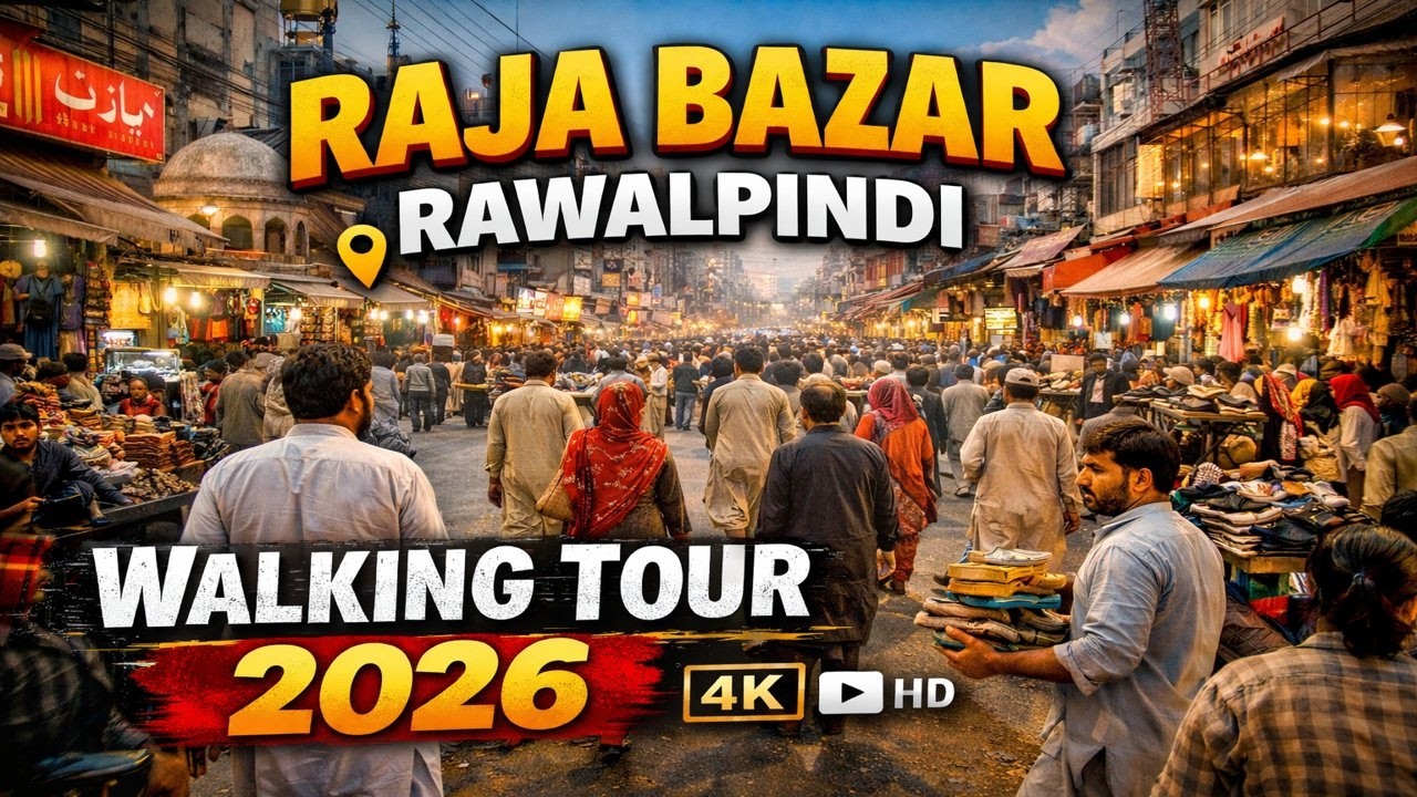 Raja Bazar Rawalpindi Walking Tour | The Heart of the Old City
