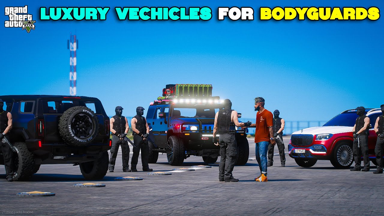 SURPRISING BODYGUARDS WITH NEW LUXURY CARS | GTA 5 | GAMEPLAY #5