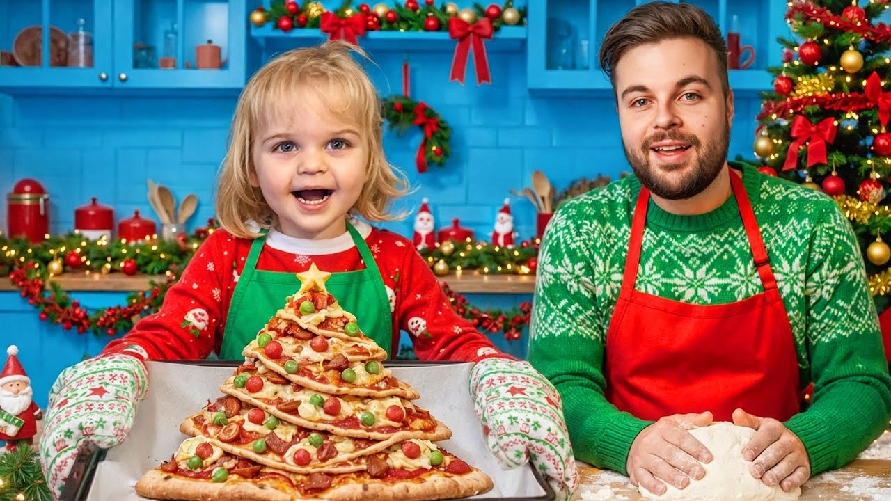 We Tried Making Pizza Christmas Trees