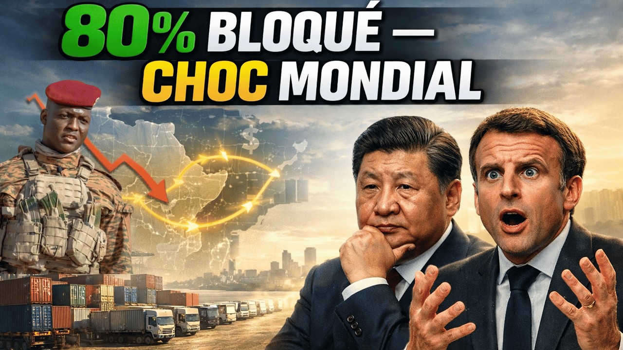 Ibrahim Traoré : 80% d’un hub bloqué — choc qui inquiète les marchés mondiaux