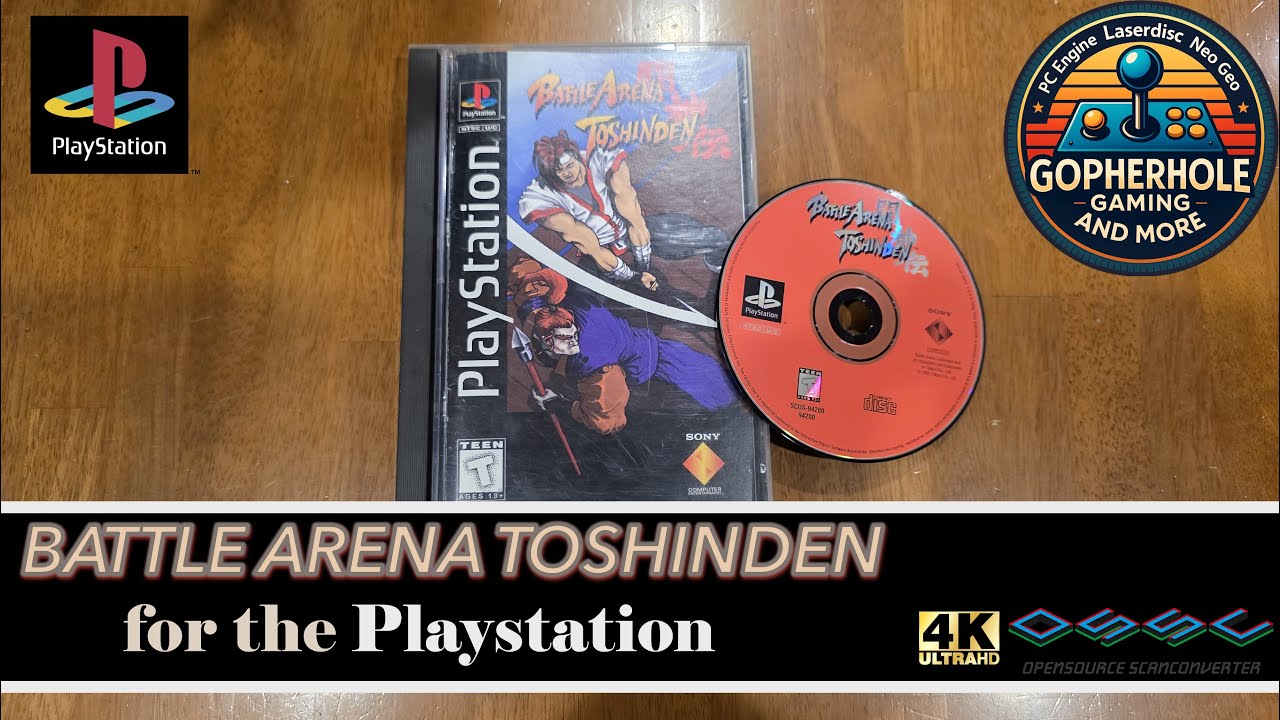 Battle Arena Toshinden for the Original Playstation Upscaled to 1440p