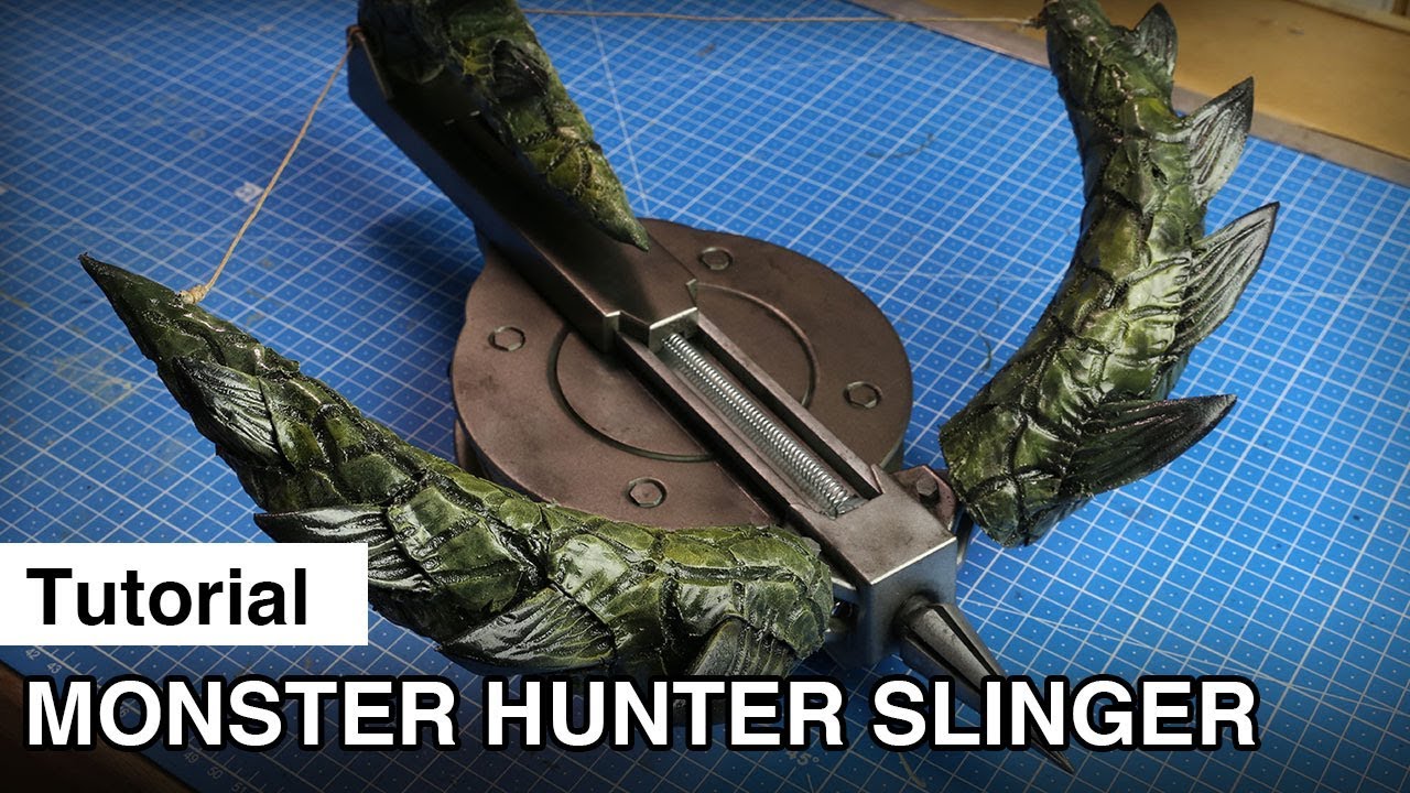 Fully Functional 3D Printed Slinger - Monster Hunter World Cosplay