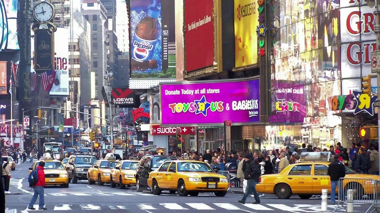 New York City NYC Manhattan Big Apple USA Gotham Borough HiDef Video with a Stereo Sound