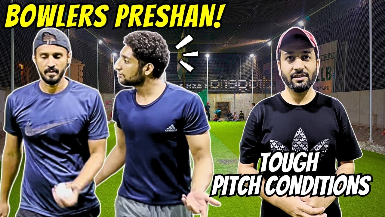 Joshilay Bowlers Face Tough Pitch Conditions! 2nd Match  vs Cricketeria |  Indoor Cricket Series