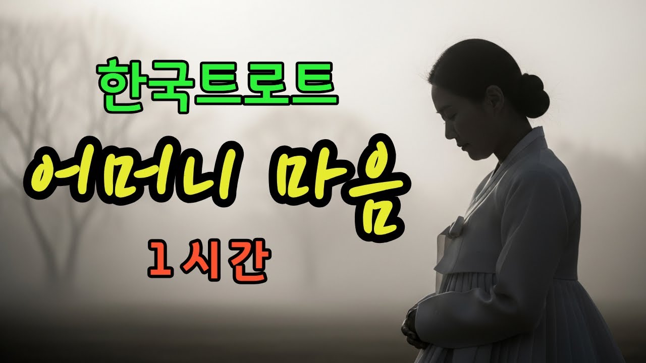 1시간🎵 어머니 마음ㅣ애절한 감성 트로트 ❤️ #한국트로트ㅣ인생트로트ㅣ케이팝ㅣK-popㅣ트로트ㅣ한국음악ㅣtrotㅣ7080ㅣ5060