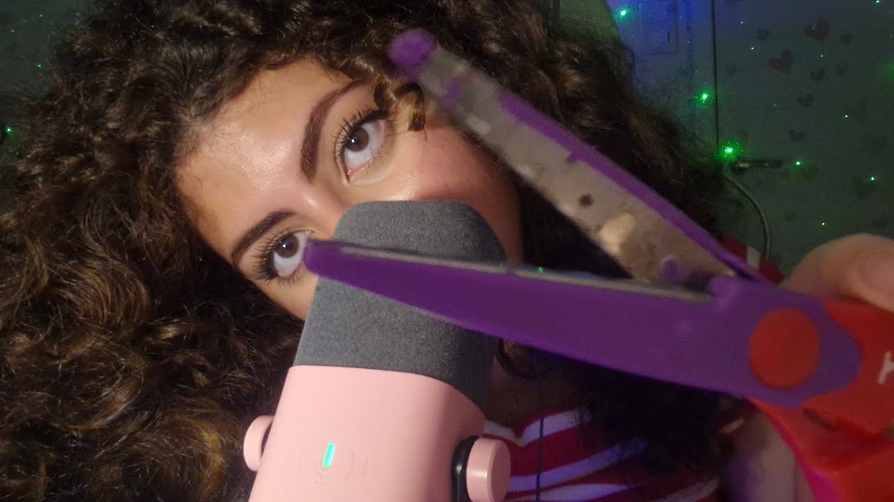 ASMR -Coisinhas de papelaria e sons de boca(relaxamento intenso)