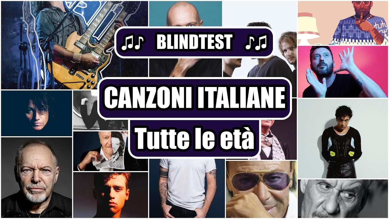 INDOVINA LA CANZONE - CANZONI ITALIANE - Tutte le età (guess the song quiz)