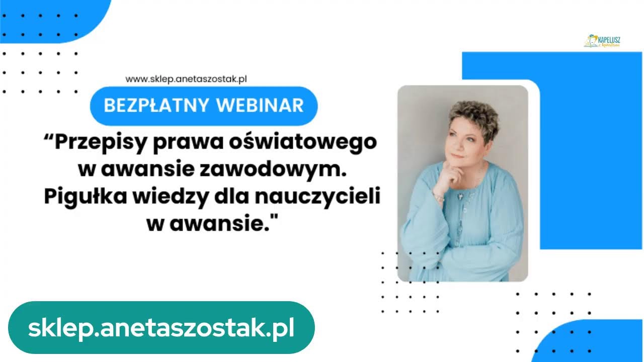 Retransmisja Przepisy prawa oświatowego dla nauczycieli w awansie zawodowym.