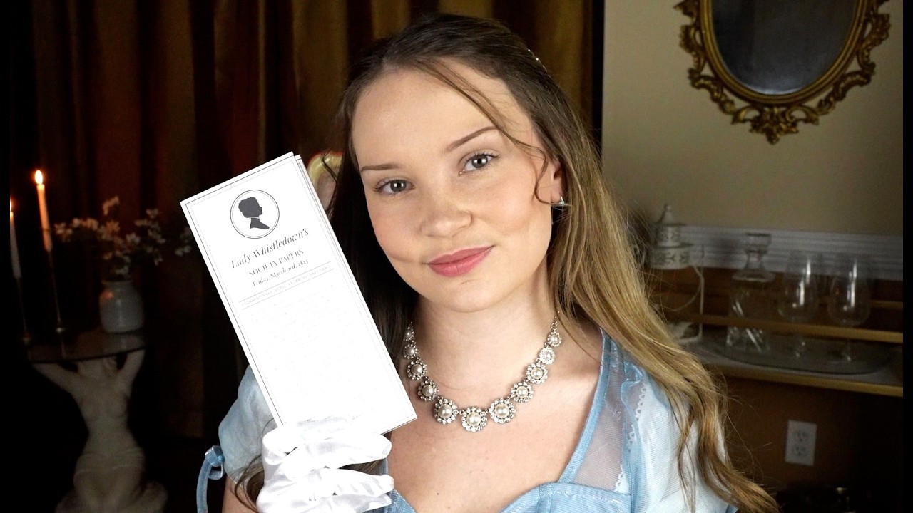 ASMR Getting You Ready for the Ball 💌 (Bridgerton Inspired Personal Attention)