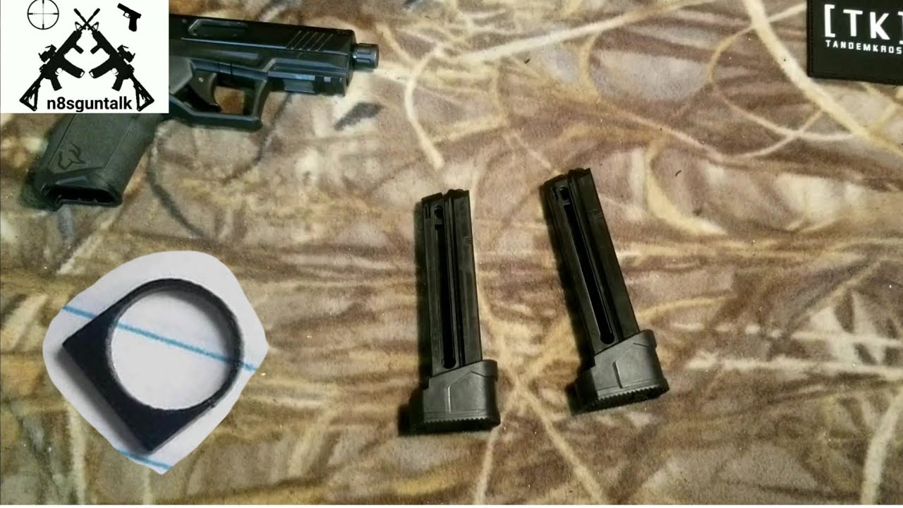 Tandemkross Wingman Shims, for the Taurus TX22 magazine extensions.