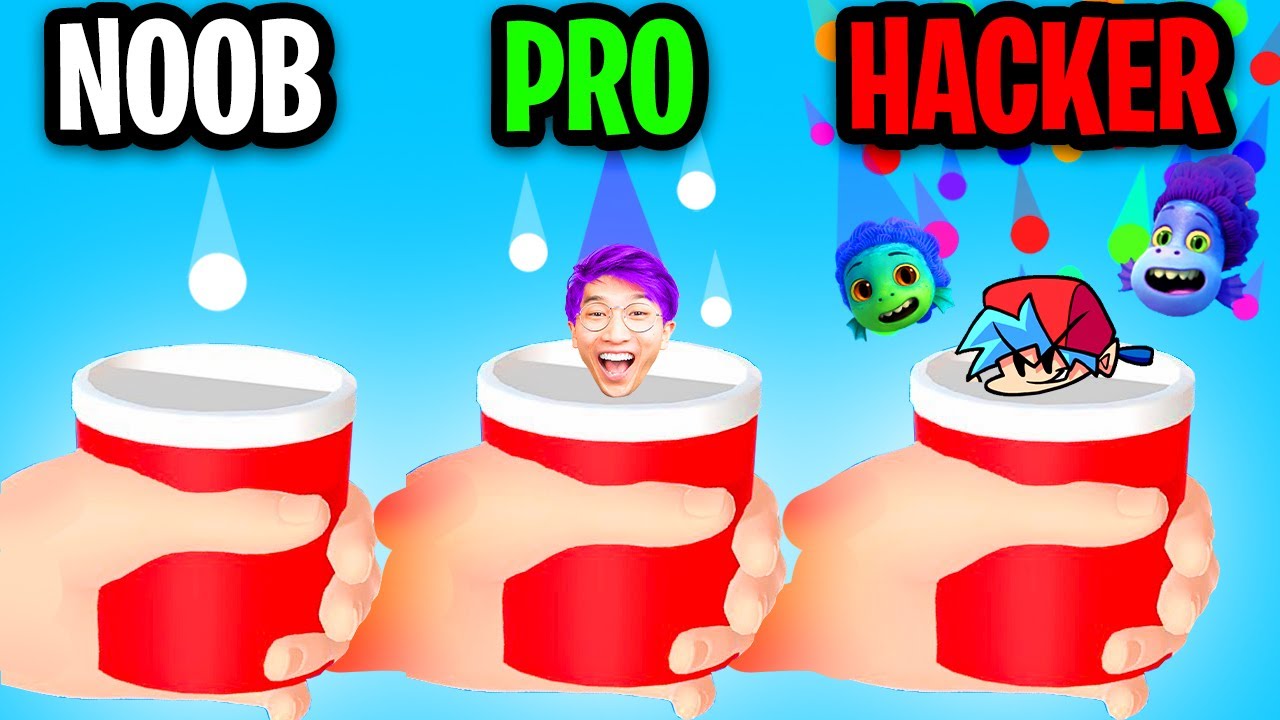 NOOB vs PRO vs HACKER In BOUNCE AND COLLECT!? (ALL LEVELS!)