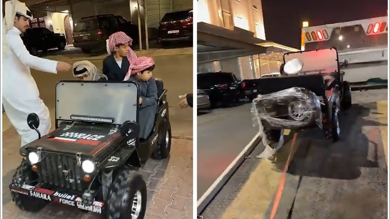 احمد وصلت له سيارة جيب بمناسبه التخرج 😂 شوف الصدمه وين 😂 سنابات فراج قزيع السهلي #فراج_قزيع_السهلي 