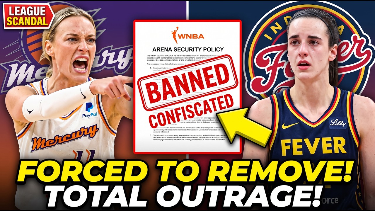 Софи Каннингем В ЯРОСТИ: охрана WNBA заставила фанатов снять ЗАПРЕЩЕННЫЕ футболки с Кейтлин Кларк!