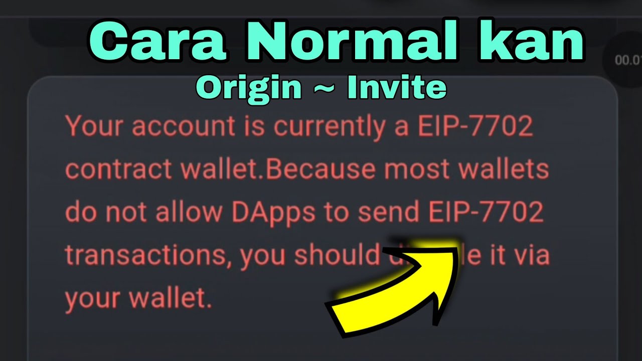 Origin~Cara Normal kan sambungan EIP~7702