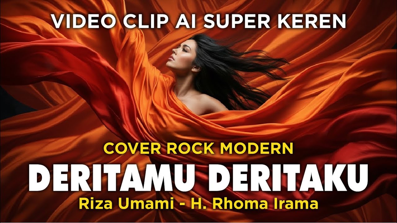 DERITAMU DERITAKU - H. RHOMA IRAMA - VERSI ROCK MODERN - VIDEO KLIP AI SUPER KEREN