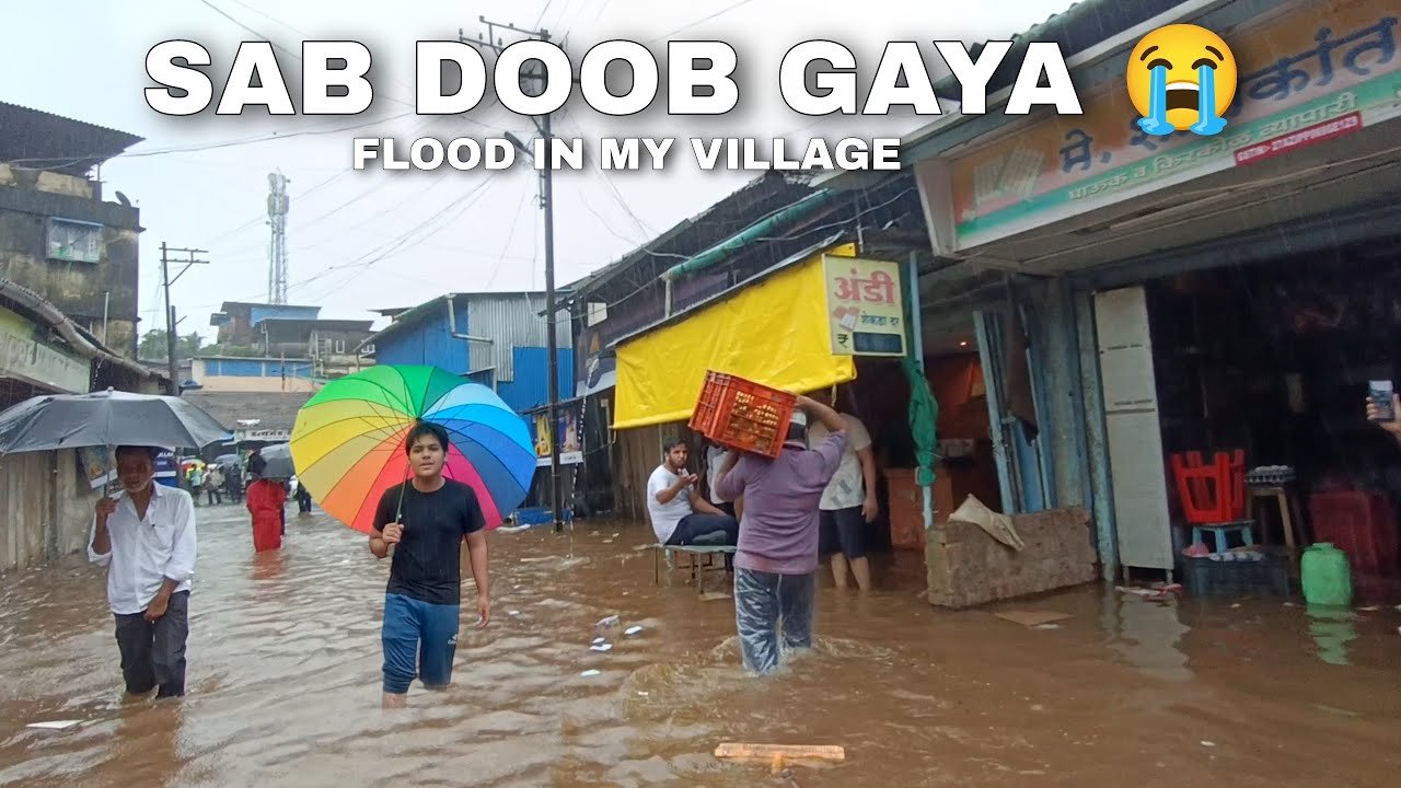पावसाने वाढवली पुन्हा एकदा भीती | Flood in khed Ratnagiri | 19/7/2023 | Hey kaif | VLOG 191