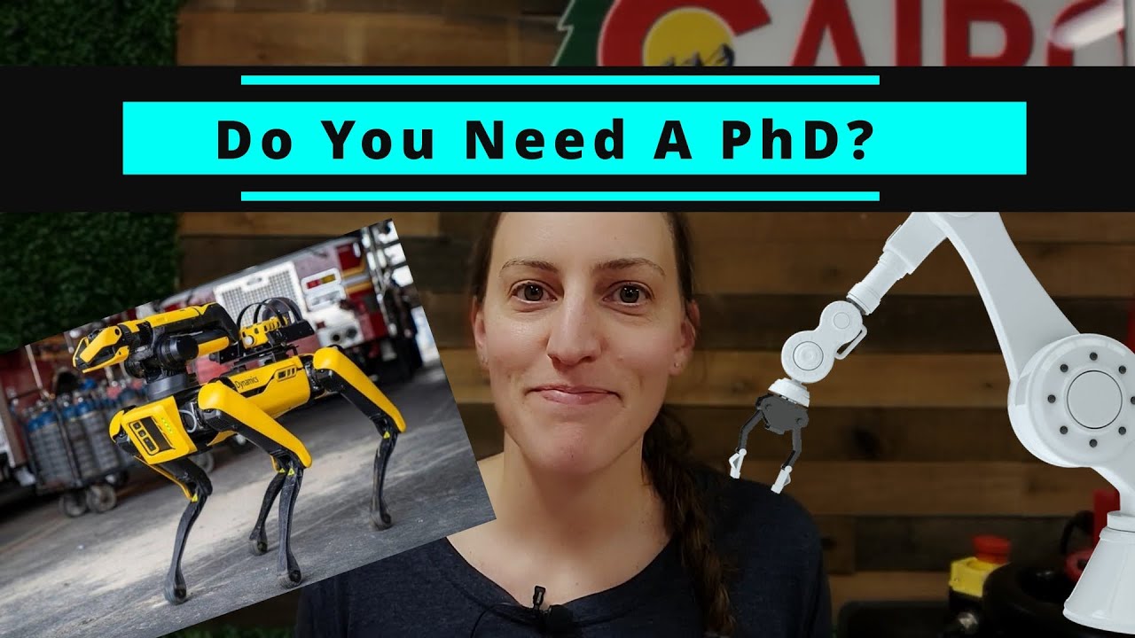 Thinking About A Career in Robotics? (PhD vs Master's vs Bachelor's)