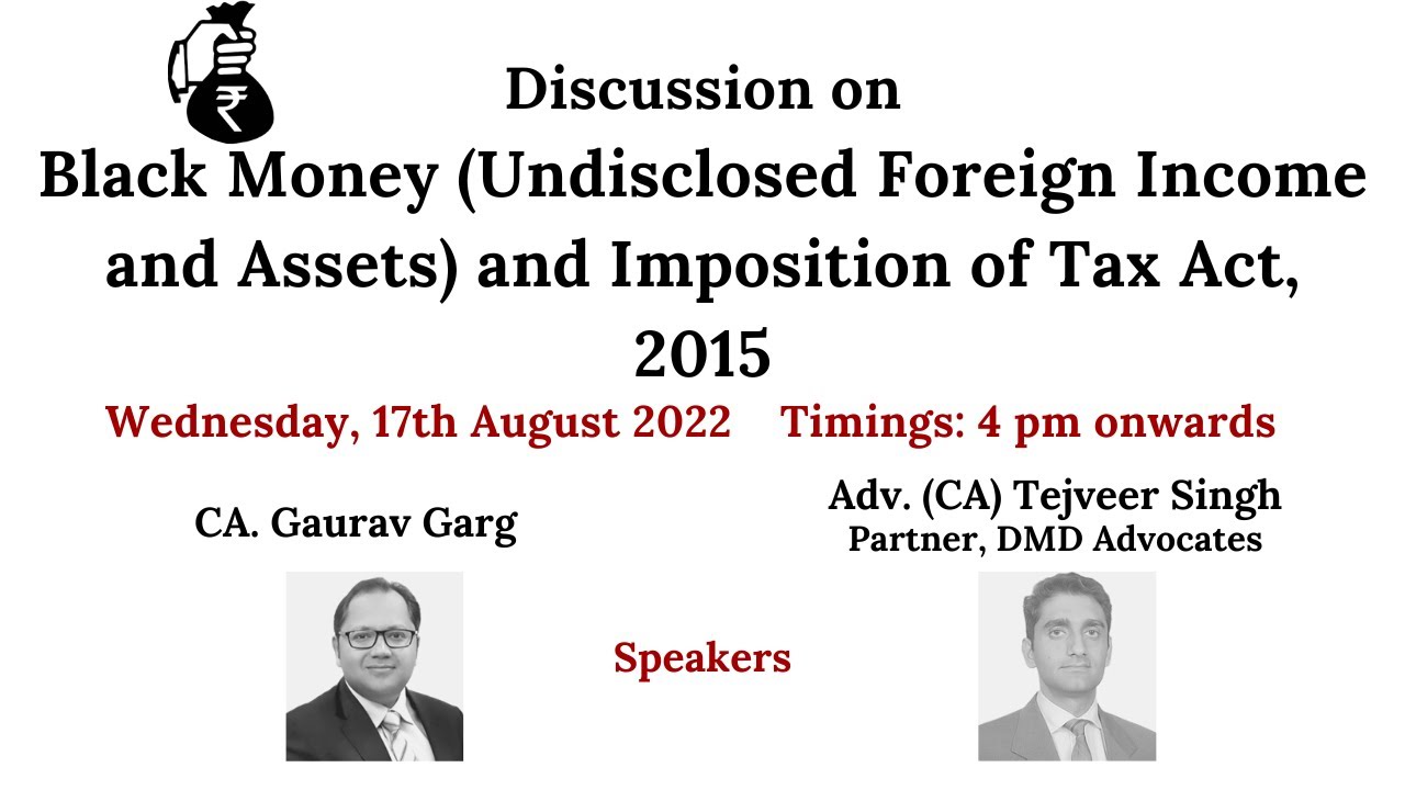 Black Money (Undisclosed Foreign Income and Assets) and Imposition of Tax Act, 2015