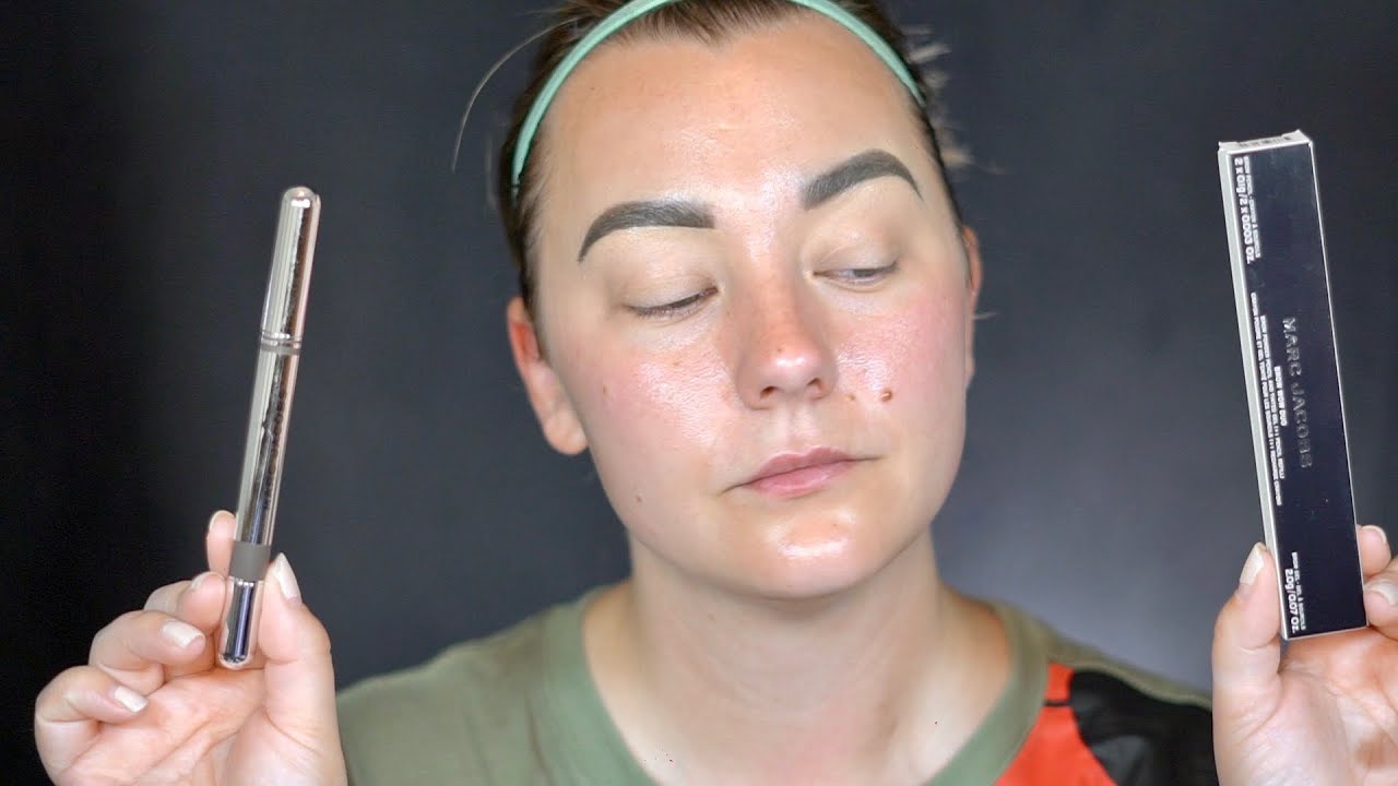 NEW! MARC JACOBS BEAUTY BROW WOW DUO FIRST IMPRESSIONS REVIEW DEMO