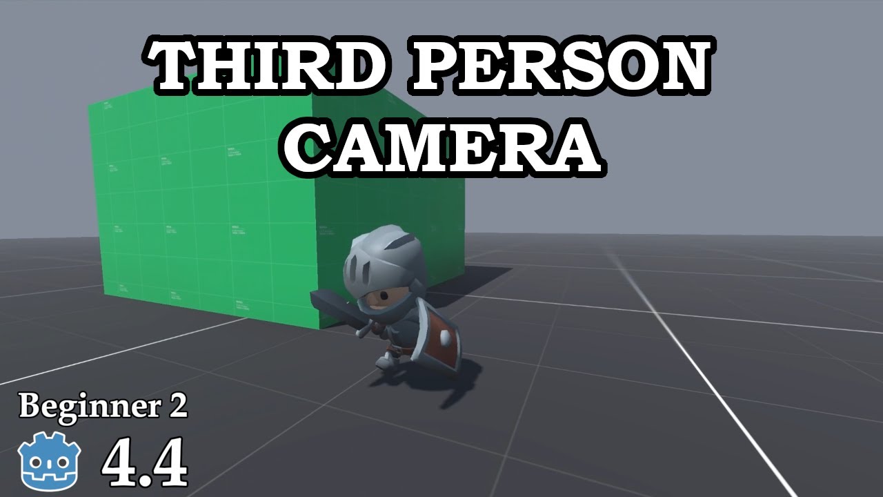 How to create a smooth third person controller / camera - Learn Godot 4 3D - no talking
