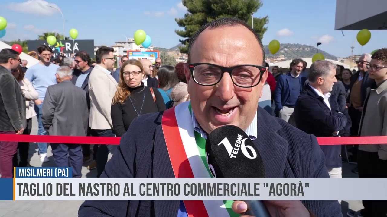 Misilmeri: taglio del nastro al centro commerciale 