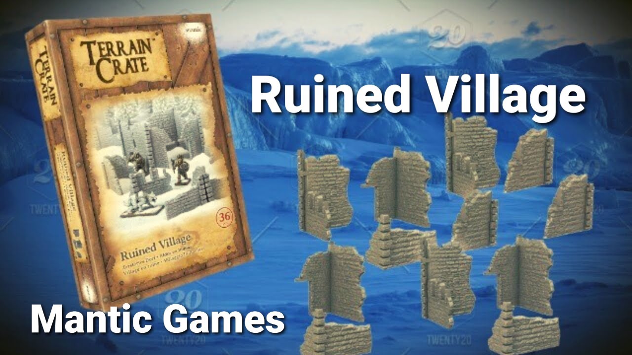 Mantic Games terrain crate Ruined Village