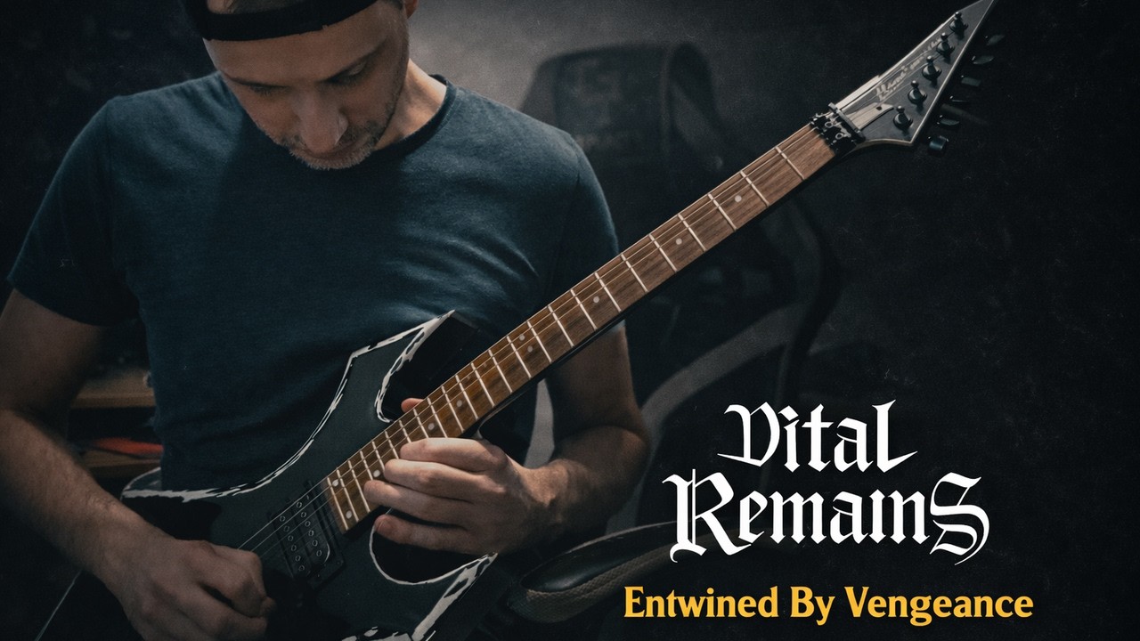 Vital Remains - Entwined by Vengeance - guitar cover