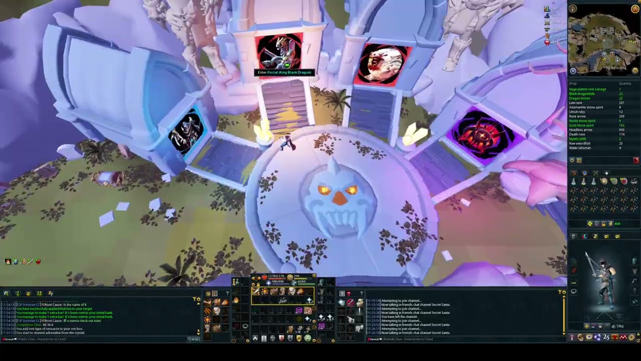 1 Hour of F2P Iron KBD