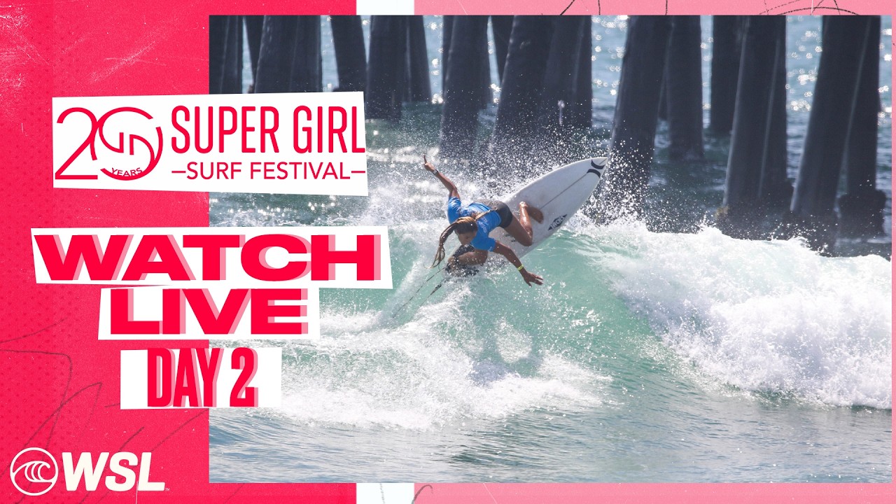 🔴Watch LIVE - Super Girl Surf Festival Oceanside - Day 2