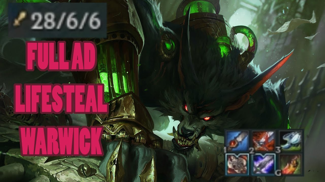FULL AD LIFESTEAL WARWICK!