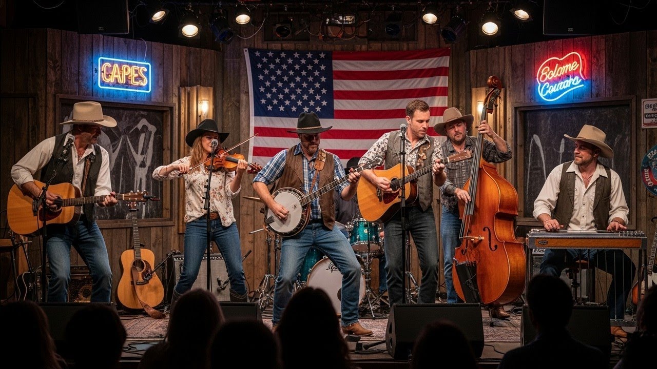 Quiet Country Nights – Warm Country Acoustic for Late Night Relaxation Across Quiet Southern Roads