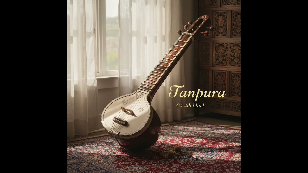Tanpura for Meditation and Riyaz |Tanpura G# | 4th Black 