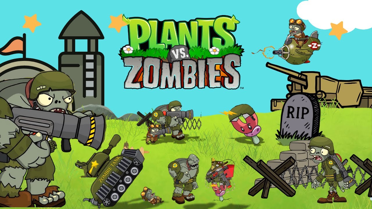 💣😱Pvz Animation | GUERRA TOTAL! Os Zombies Atacam com TANQUES e ARMAS PESADAS!