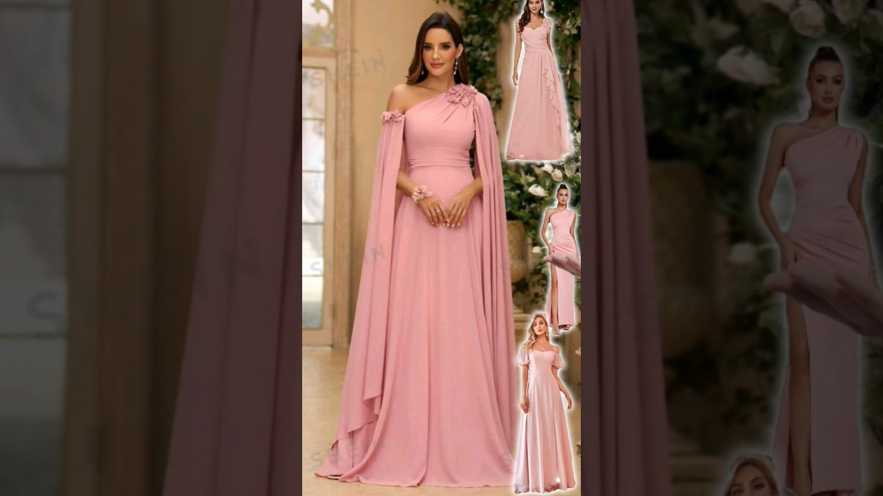 Vestido Rosa Chiclete, qual modelo voc&ecirc; usaria? Vestidos Elegantes Vestidos Longos Vestidos Fashion