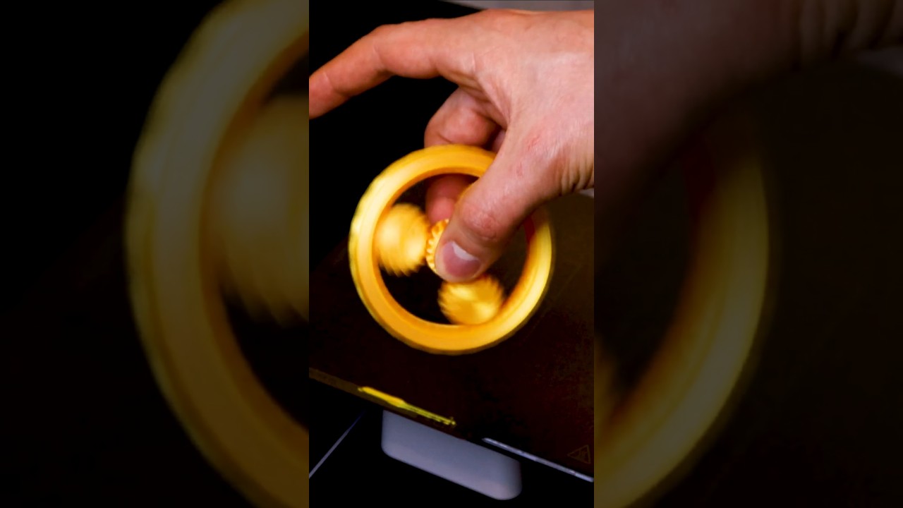 3d printing Planetary Gear Fidget Spinner // Bambu Lab A1 mini