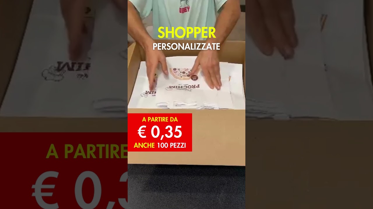 Produzione shopper personalizzate