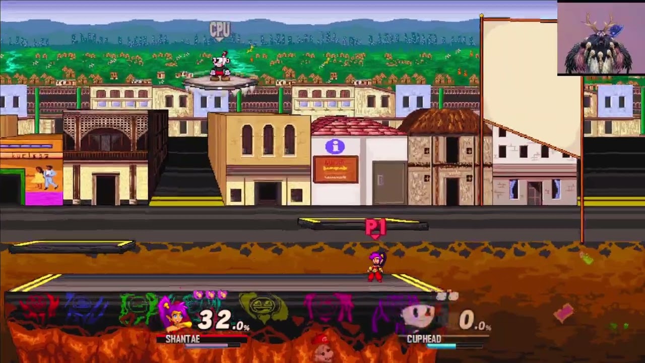 Super Smash Bros Crusade: shantae vs cuphead