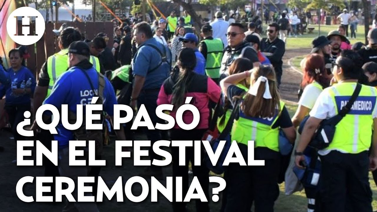 ¡Tragedia en Festival Ceremonia! Esto se sabe del colapso que acabó con la vida de Berenice y Miguel