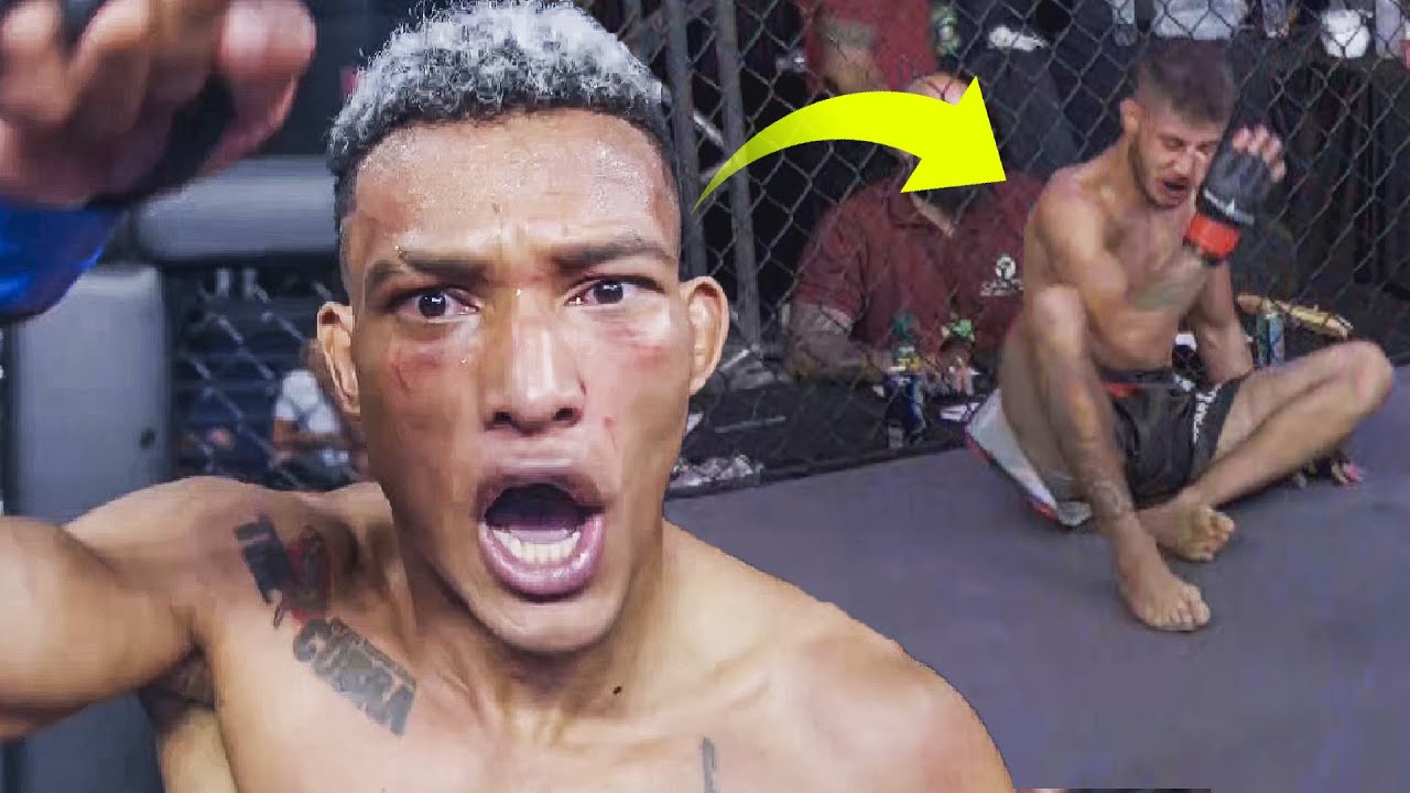 GUERRA TOTAL! LUTADOR SOFRE mas APLICA NOCAUTE BRUTAL no ADVERS&Aacute;RIO : SPARTACUS MMA