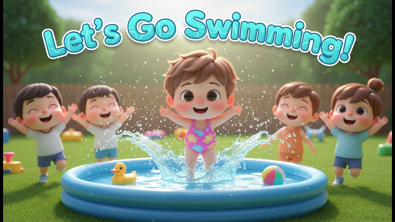 Me Too! Let’s Go Swimming – Nursery Rhyme, Toddler Water Fun, and Playful Swimming Adventure