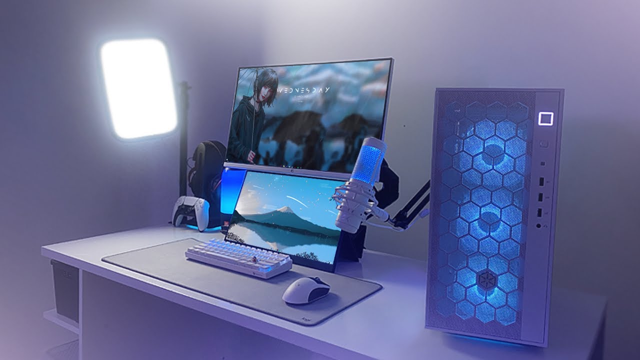 meu setup branco 2023 🤍 - RTX 3060 + RYZEN 7 5800X