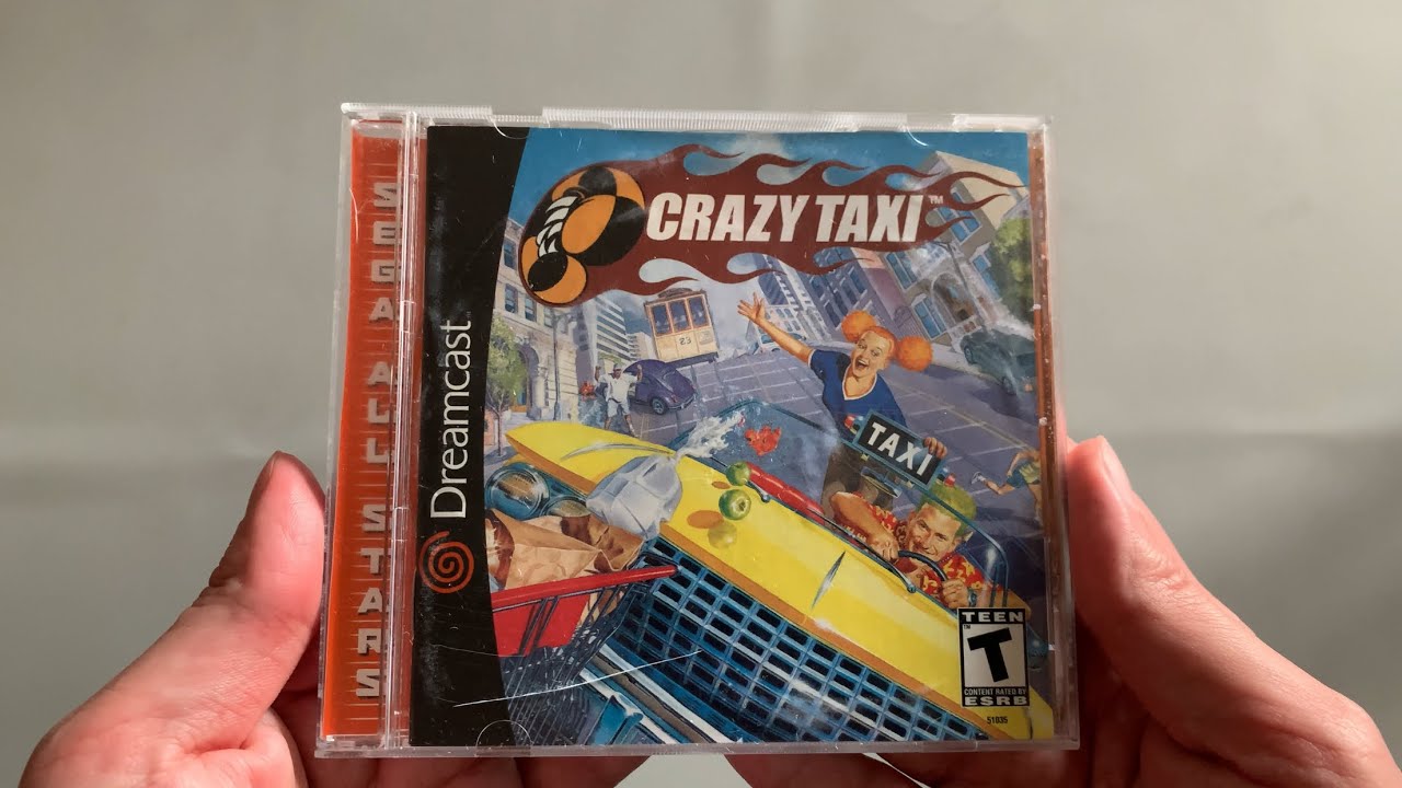 Crazy Taxi (Sega Dreamcast) Unboxing