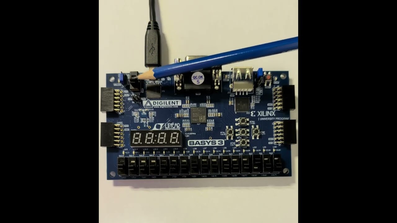 Lab 3: Testing a 2 &times; 1 MUX in Vivado & BASYS3 Board