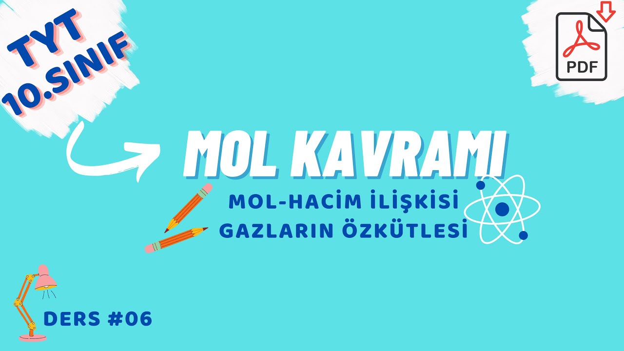 MOL KAVRAMI | MOL HACİM İLİŞKİSİ | 10. SINIF SORU &Ccedil;&Ouml;Z&Uuml;M&Uuml; #06