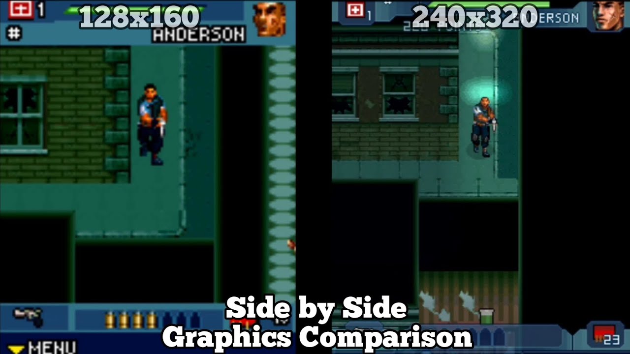 5 Java Games || Graphics Comparison [ 128x160 VS 240x320 ]