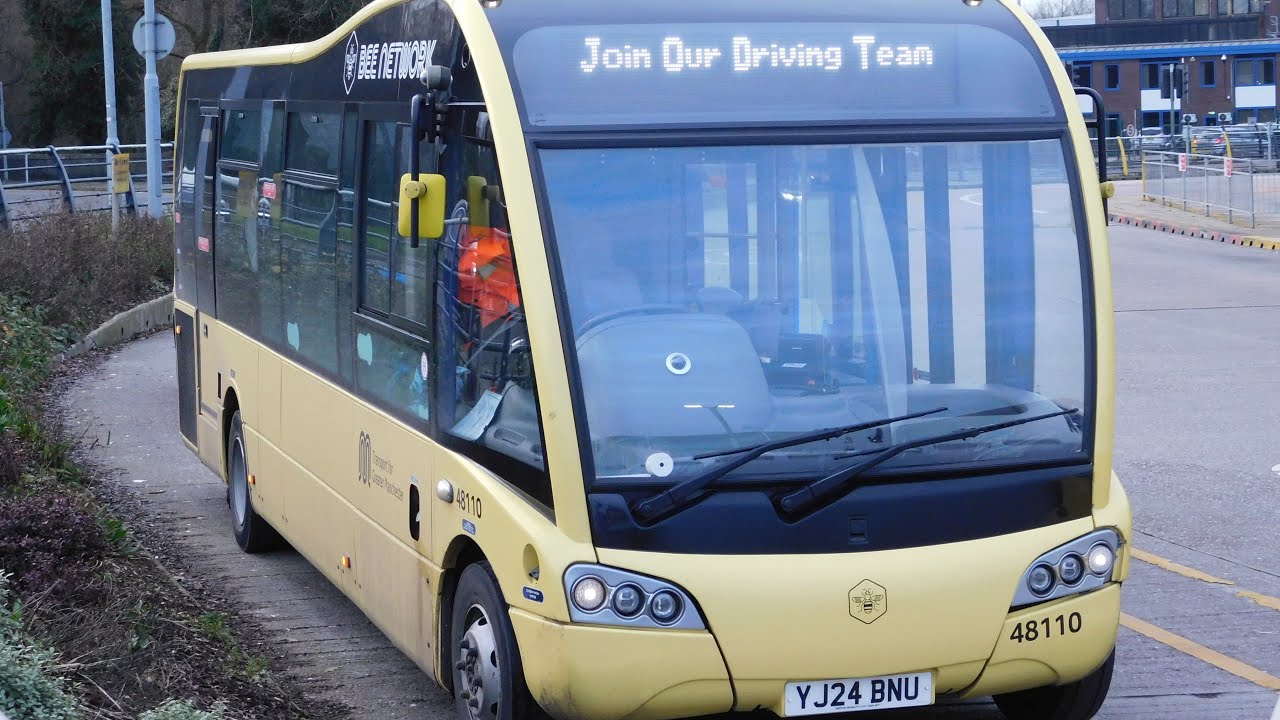 LOVELY MOTOR! | Optare Solo SR 48110 (YJ24 BNU) | Stagecoach 'Bee Network' Manchester