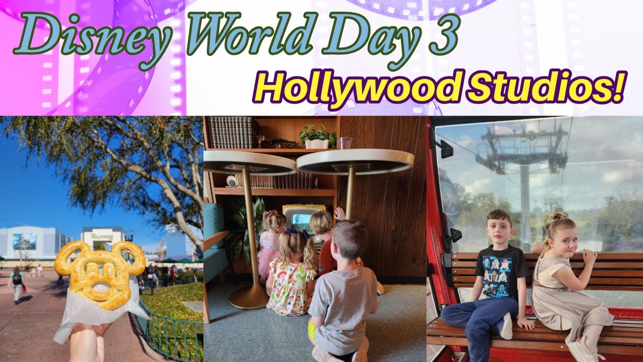 Disney World Vlog Day 3! All Day at Hollywood Studios with 4 Kids and 4 Adults | March 2025