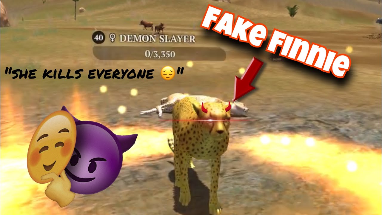 Pretending to be ASFinnie (@asfinnie) in The Cheetah Online Simulator.. 😈 // [Repost]